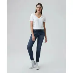 CHEVIGNON - Jean para Mujer Tiro Alto Bota Skinny Casual