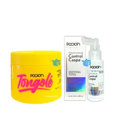 LA POCION - Tonico Capilar Control Caspa + Mascarilla Capilar Tongole
