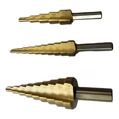 GENERICO - Juegos De Brocas Escalonadas 5-9-10 Pasos 3 Piezas