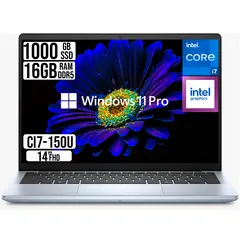 DELL - PORTATIL INSPIRON INTEL CORE I7-150U SSD 1TB RAM 16GB 14 FHD W11 PRO