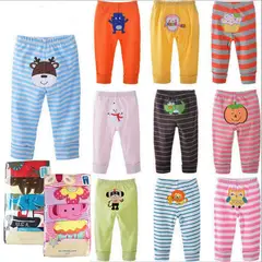 BABY KDS - Set x5 pantalones para bebe niño glotoncitos - multicolor.