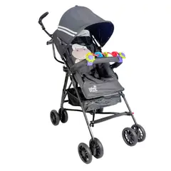 GENERICO - Coche Paseador Para Bebe Tipo Sombrilla Niño Niña Gris