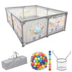 BRITOCHET - Corral De Juego Parque Infantil Para Niños/bebe + 50 Pelotas REF BC-4070P