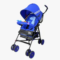 GENERICO - Coche Paseador Para Bebe Tipo Sombrilla Niño Niña Azul
