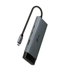 TP LINK - Hub USB-C 7 en 1, TP-Link UH7020C con Puerto HDMI, SD, Micro SD, USB-A, USB-C y Carga Rápida