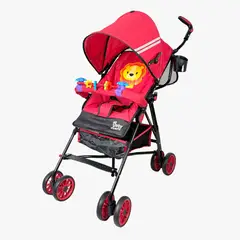 GENERICO - Coche Paseador Para Bebe Tipo Sombrilla Niño Niña Rojo