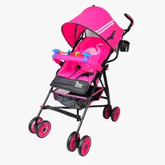 GENERICO - Coche Paseador Para Bebe Tipo Sombrilla Niño Niña Rosado