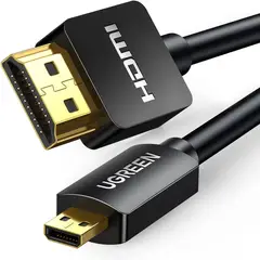 UGREEN - Cable Micro HDMI a HDMI Alta Velocidad Con Ethernet Soporta 4K 60Hz 3D Retorno de Audio ARC 2m