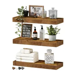 OEM - Estantes Flotantes Organizador En Madera X3