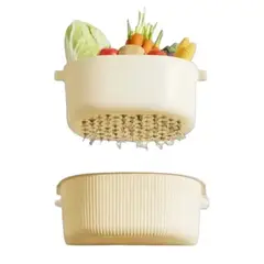 GENERICO - Escurridor de Vegetales y Frutas Colador Plástico Multifuncional para Cocina