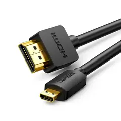 UGREEN - Cable Micro HDMI a HDMI Alta Velocidad Con Ethernet Soporta 4K 60Hz 3D Retorno de Audio ARC 5m