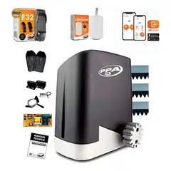 GENERICO - Motor Ppa Para Puerta Corrediza 300kg Wifi Sensor Obstaculos Frecuencia 60 Tamaño Del Engranaje Z14