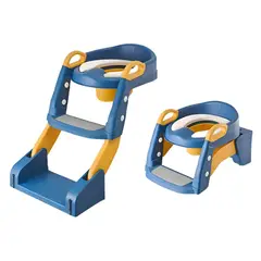 FRAGOLA KIDS - Vasenilla Escalera Baño 3 En1 Reductor Inodoro Entrenamiento Azul