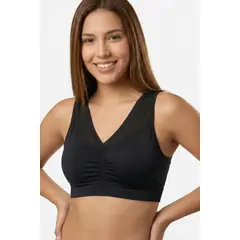 LILI PINK - Top triangular invidivual confeccionado en poliamida con tecnologia seamless