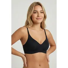 LILI PINK - Tecnobra con escote triancular y termofusionado sin costuras