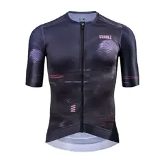 SUAREZ CLOTHING - Jersey De Ciclismo M/C Mujer Suarez Velocity Dark Purple