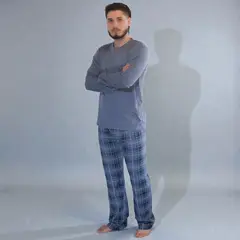 EMPIJAMADAS - Pijama Hombre Pantalón Largo Y Manga Larga