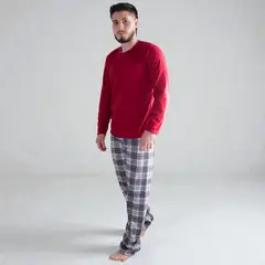 EMPIJAMADAS - Pijama Hombre Pantalón Largo Y Manga Larga