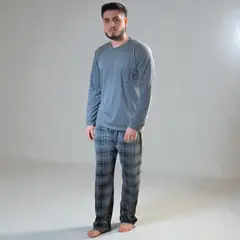 EMPIJAMADAS - Pijama Hombre Pantalón Largo Y Manga Larga