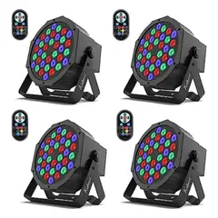GENERICO - Luces Dj, 36 Luces Par Led Con Control Remoto Y Dmx