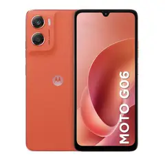 MOTOROLA - Celular Moto G06 Dual SIM 69” 120Hz 128GB4GB+8GB RAM Boost 50MP AI IP64 5200mAh - Naranja