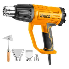 INGCO - Pistola De Calor 110120V 1600W 450550°C Con Boquillas Y Raspador UHG160047