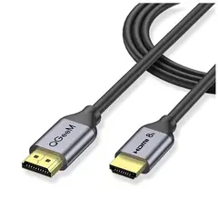 QGEEM - Cable HDMI 8K Versión 2.1 Alta Velocidad Ultra HD 48 Gbps Audio 3m