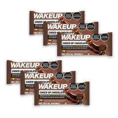 WAKEUP - Snack Wake Up Chocolate y Crema de Maní 40gr X6 Paq