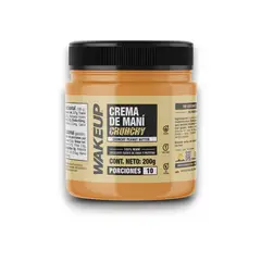 WAKEUP - Crema De Maní Crunchy Wake Up 200g