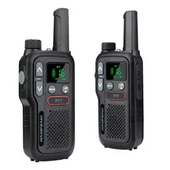 BAOFENG - Radio de Comunicación Walkie Talkie T18 Recargable Color Negro