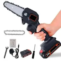 SKY - Mini Motosierra Original De Mano Recargable 24v Doble Batería