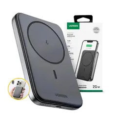 UGREEN - Cargador Magnético Inalámbrico 10000 mAh / 20W Carga Rápida Celular Tablet MagSafe