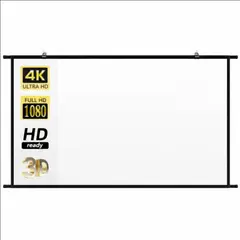 GENERICO - Telon De Pared Pantalla Proyector 100 Pulgadas Blanco 16:9