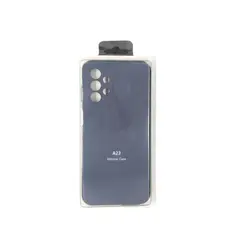 GENERICO - Forro Silicone Case Compatible con Samsung A23 Azul Oscuro