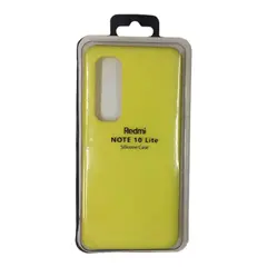 GENERICO - Forro Silicone Case compatible con Xiaomi Redmi Note 10 Lite Amarillo