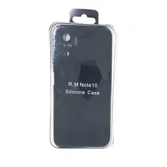 GENERICO - Forro Silicone Case compatible con Xiaomi Redmi Note 10 4g Negro