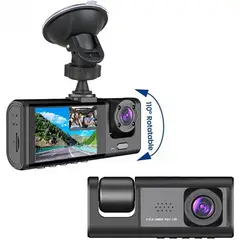 GENERICO - Camara para carro DASH CAM 2 Lentes DVR