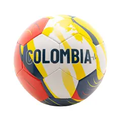 ZOOM SPORT - BALON ZOOM FUTBOL 5 COLOMBIA 2 MANCHAS BLANCO