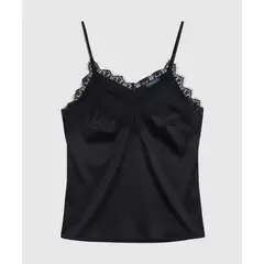 PATPRIMO - Top Para Mujer Cuello V Color Negro Marca #30220111