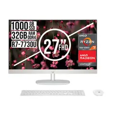 HP - TODO EN UNO AMD RYZEN 7 7730U SSD 1TB RAM 32GB 27" FHD