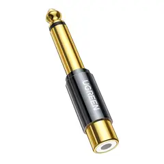 UGREEN - Adaptador Audio Jack 6,35 mm Macho A RCA Hembra
