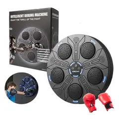 SOKANY - Máquina De Boxeo Familiar Bluetooth Luz Led Y Guantes