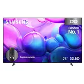 SAMSUNG - Televisor 75 pulgadas QLED Uhd4K Smart TV QN75Q6FAAKXZL Vision IA