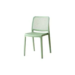 RTA DESIGN - Silla Manhattan Verde Con espaldar en rejilla y diseño minimalista