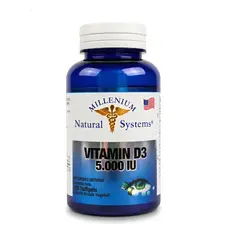 NATURAL SYSTEM - SUPLEMENTO CON VITAMINA D3 5000IU X 100 UNIDADES/ N.S.