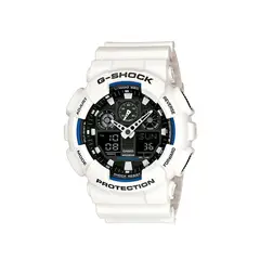 G-SHOCK - RELOJ ANÁLOGO DIGITAL PARA HOMBRE CASIO GA-100B-7ADR - BLANCO