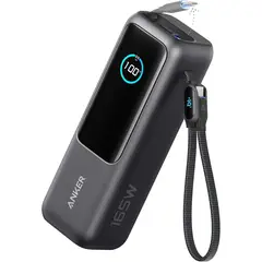 ANKER - Powerbank 25000 Mah A 165w Dos Cables Tipo C Integrado Negro