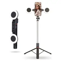 INNOVA - Trípode Profesional 180m Con Doble Aro De Luz Y Control Bluetooth - Edición Profesional