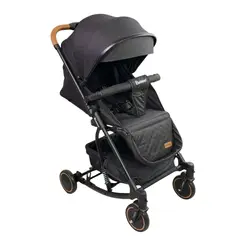 GENERICO - Coche Paseador Para Bebe Mecedora Tipo Maleta Niño Niña Negro