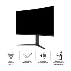KALLEY - Monitor Gamer 32 Pulgadas M32QG QHD Curvo Negro
